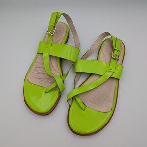 Cole Haan Anica Thong Sandals | Neon Green